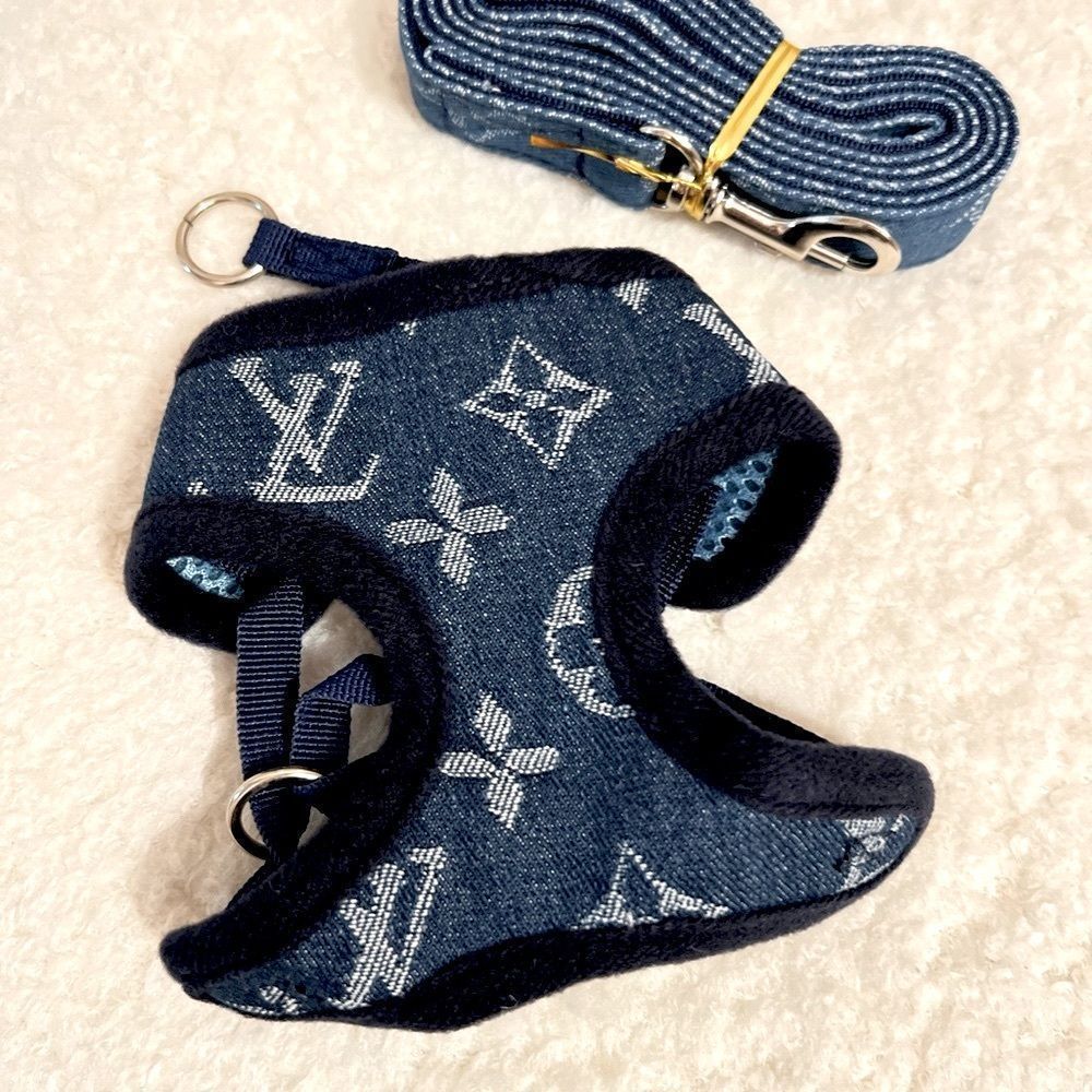 Stylish LV Doggie Harness Set - Picture 9 of 10
